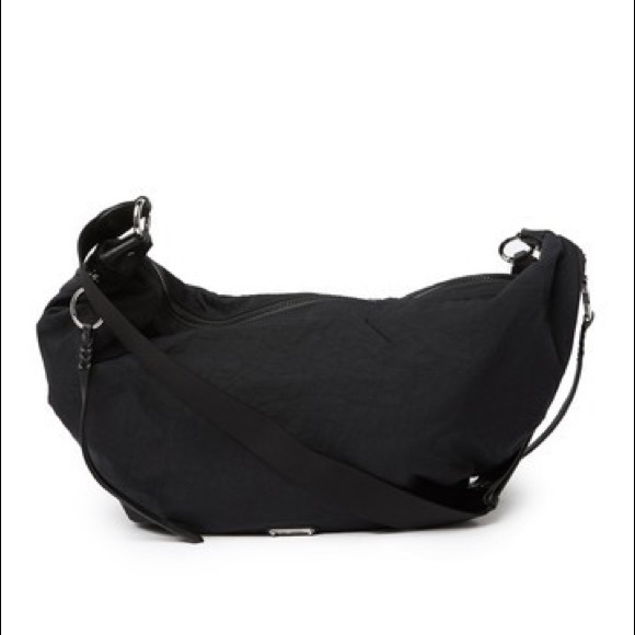 Rebecc Minkoff Nylon hobo black bag new - Picture 3 of 5